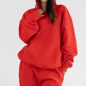 Comfrt NWT Minimalist hoodie Crimson unisex